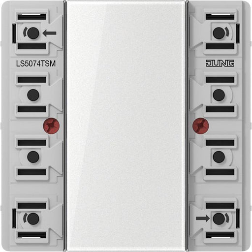 Jung - Bussystem-Tastsensor KNX Tastsensor-Modul LS 5074 TSM Standard, 4fach