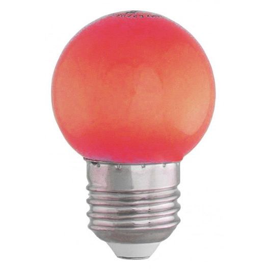 Scharnberger+Hasenbein - LED-Lampe/Multi-LED LED-Tropfenlampe 45x70mm 57492 E27 230V rot  − 1 Stück