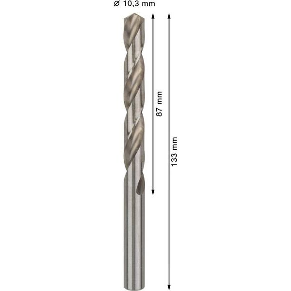 Bosch - Bohrer PRO Metal HSS-G 2608585524 Spiralbohrer 10,3 x