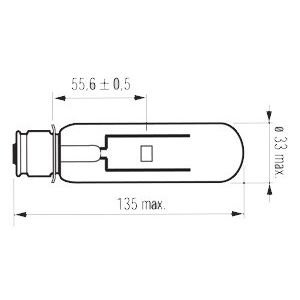 Scharnberger+Hasenbein - Flugfeldbefeuerungslampe Conventiona Flugplatzlampe 11359 P28s 6,6A 210W 300h