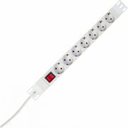 Kopp - Mehrfachsteckdose Steckdosenleiste 7f. 930704010 Schutzk. m.Schalter