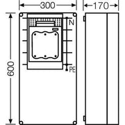 Hensel - Sicherungslasttrennschalter mit Gehäuse NH-Sicherungslasttrennsch. Mi 6480 Mi, 1xNH 1, 250A, 5p