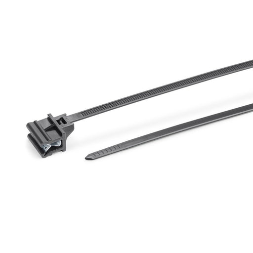 HellermannTyton - Kabelbinder Befestigungsbinder 126-00000(500) 160x4,6 schwarz − 500 Stück