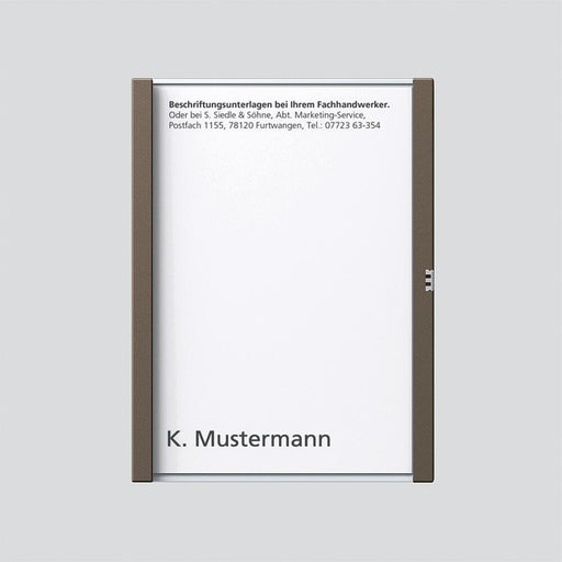 Siedle&Söhne - Zubehör/Ersatzteile für Türkommunikation Namensschild Bernst-Glim 200029950-00 f. TM612-1/BTM650-01 − 1 Stück