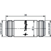 Telegärtner - Koax-Kupplung N-Kupplung Bu-Bu IP 68 100024109