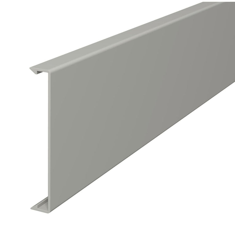 OBO Bettermann - Oberteil für Leitungsführungskanal Oberteil 2410 90GR f. WDK 90x2000 stgr − 2 Meter