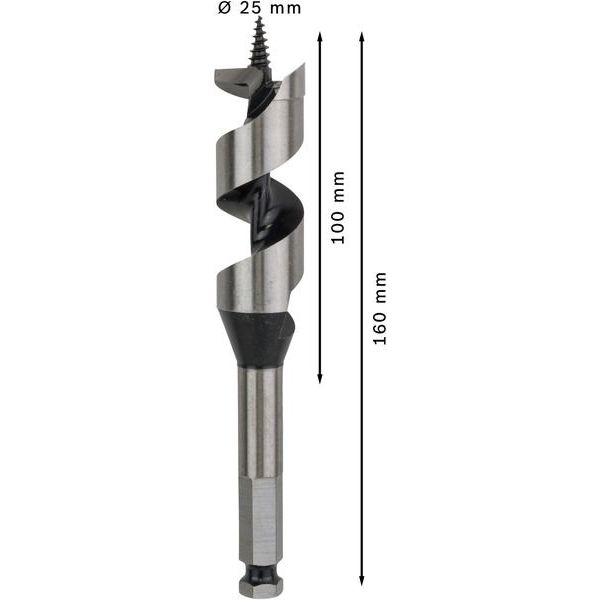 Bosch - Bohrer Holzschlangenbohrer 2608585708 PRO Wood