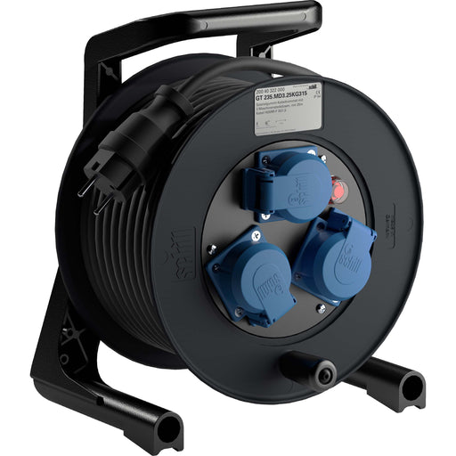 Schill - Kabeltrommel Spezialgummi-Kabeltrommel GT 235.MD3.25KG315 m. Steckd. und Kabel
