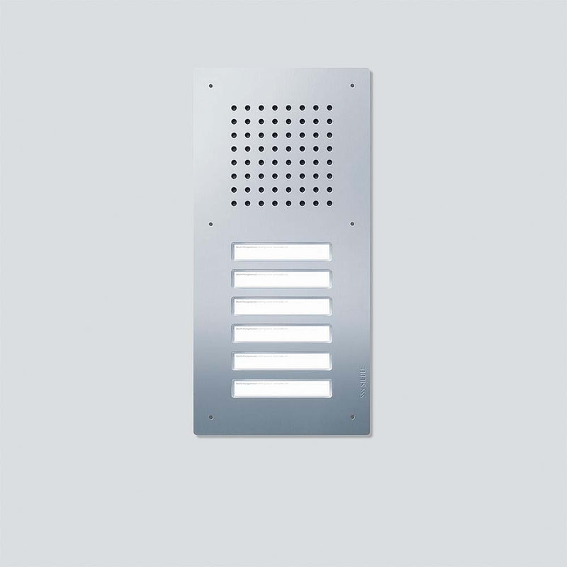 Siedle&Söhne - Türstation für Türkommunikation Audio-Türstation Classic F CL A 06 B-0 6RT, eds gebürstet