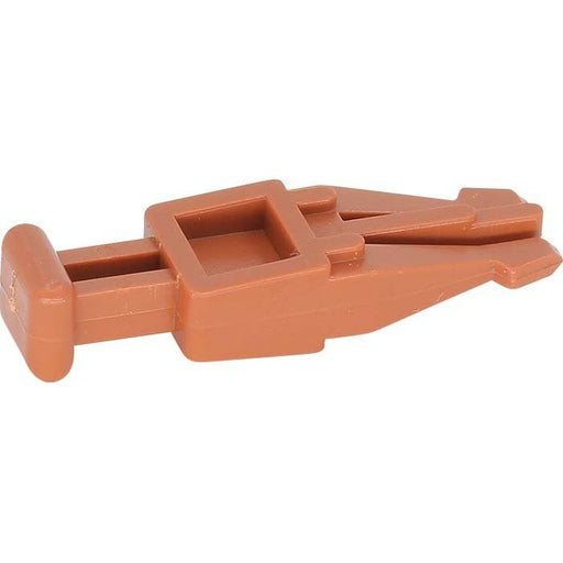 CobiNet - Fernmeldeleisten-Stecker Trennstecker 102328 2/1, braun − 100 Stück