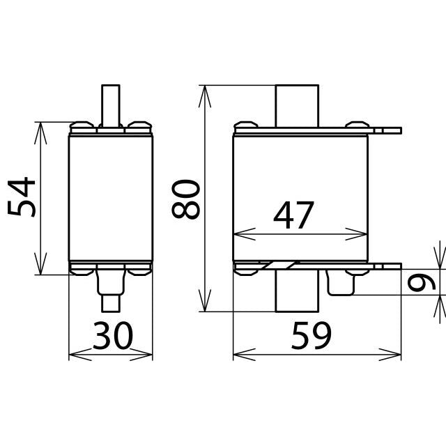 DEHN - Überspannungsableiter für Energietechnik/Stromversorgung ÜS-Ableiter DEHN SPD V NH00 280