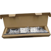 Televes - Abdeckung/Blende/Beschriftungsleiste (Schaltschrank) 19" Frontblende UFBCAT6AB-S 1HE incl. 24xCAT6AB- − 1 Stück