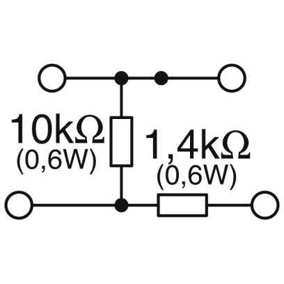 Phoenix Contact - Bauelement-Reihenklemme Bauelementreihenklemme UKK 5-2R/1K4#3070613 − 50 Stück