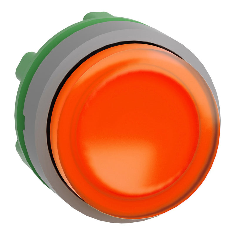 Schneider Electric - Frontelement für Drucktaster Leuchtdrucktaster ZB5AW153C0 or, 22mm, in grau