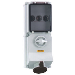 Bals Elektrotech - CEE-Steckdose abschaltbar, abgesichert (IEC 60309) Wandsteckdose abschaltbar 17530 verriegelt abgesich