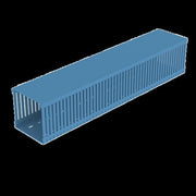Unex - Verdrahtungskanal bl 77100100-06 RAL5012 100x100 − 8 Meter