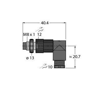 Turck - Rundsteckverbinder, feldkonfektionierbar (Industriesteckverbinder) Stecker HS5231-0