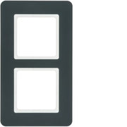 Berker - Abdeckrahmen Rahmen 2f. anth/samt 10126186
