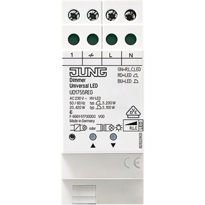 Jung - Dimmer LED-Universal Dimmer UD 1755 REG REG