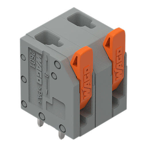 WAGO - Leiterplattenklemme 2601-3302 1,5mm²,gr − 150 Stück