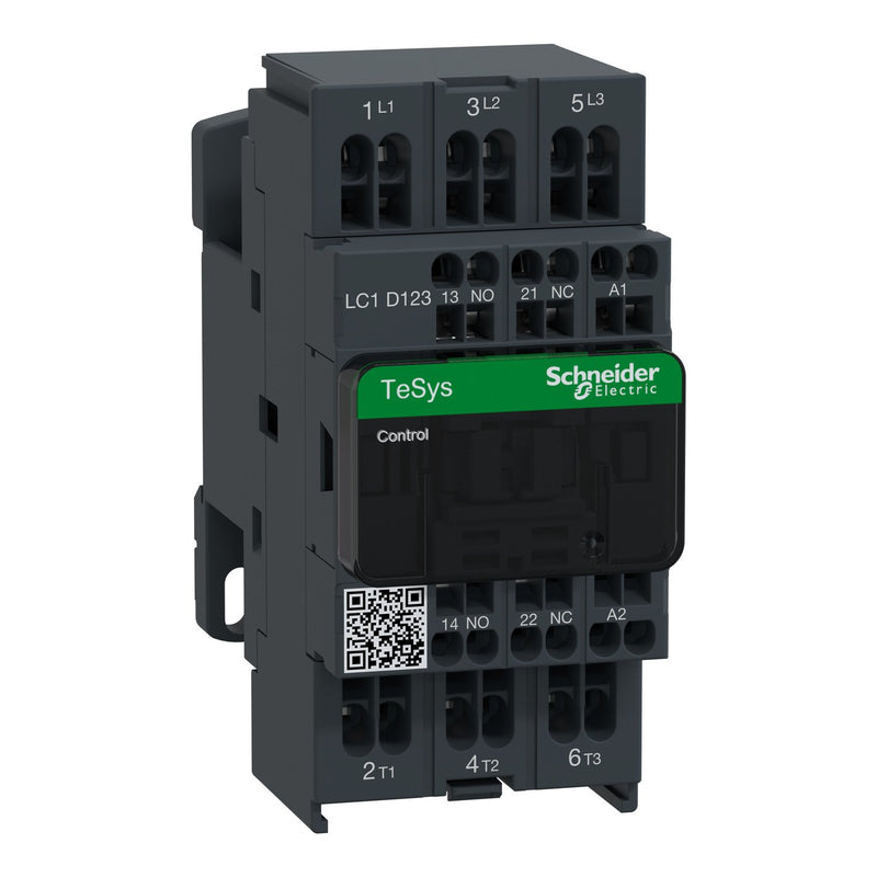 Schneider Electric - Leistungsschütz zum Schalten von Wechselstrom Leistungsschütz LC1D123B7 3-polig, 1S, 1Ö