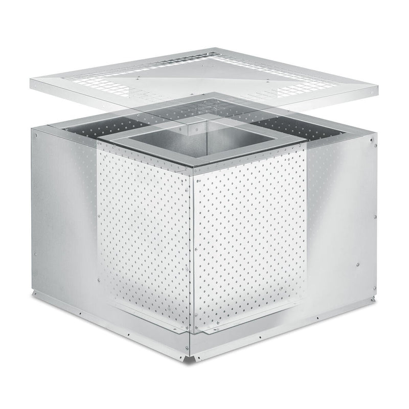 Helios Ventilatoren - Zubehör/Ersatzteile für Ventilatoren Haubenschalldämpfer HSDV 400 m.vertik.Luftaustrit