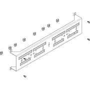 ABN - Zubehör/Ersatzteile für Schienenverteiler Montagetraverse FMT22309N tief 2FB/2RE_NH