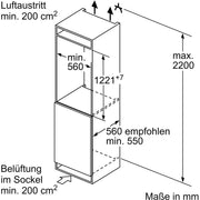 Constructa-Neff - Kühlschrank EB-Kühlgerät KI2422FE0 187l,FreshSafe