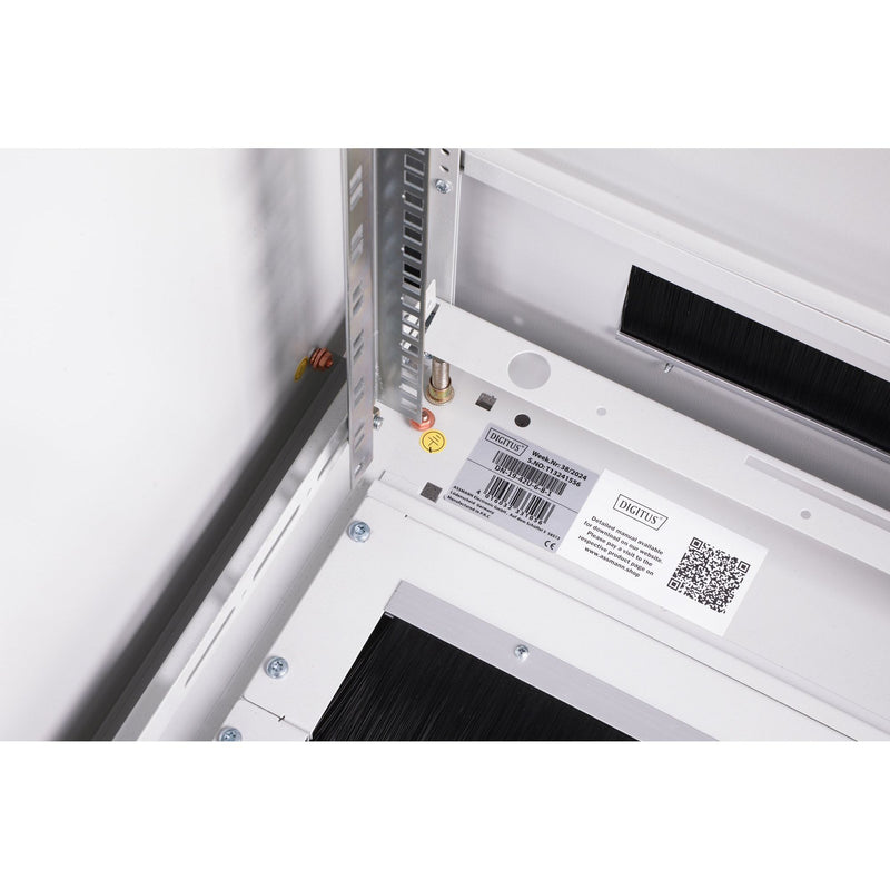 DIGITUS - Netzwerk-/Serverschrank Schrank 42HE 205,3x60x80cm DN-19 42U-6/8-1 RAL 7035
