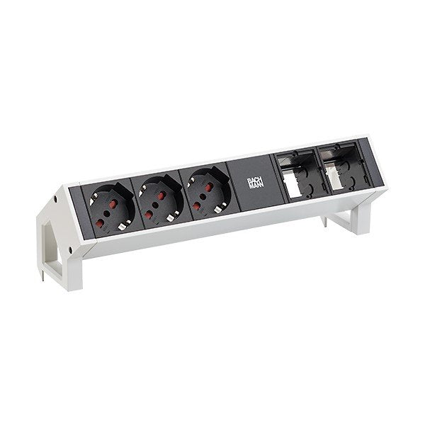 Bachmann - Mehrfachsteckdose Steckdosenleiste 902.220 DESK2 3xP40 2xCM
