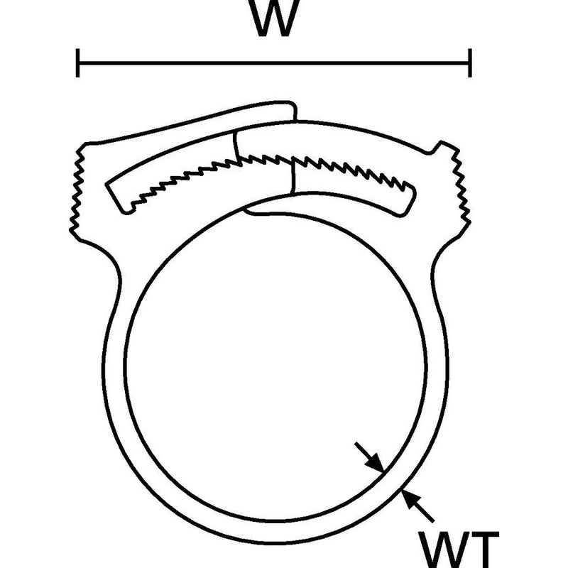HellermannTyton - Befestigungsschelle für Kabel/Rohre Befestigungsschelle 192-10500(100) schwarz − 100 Stück