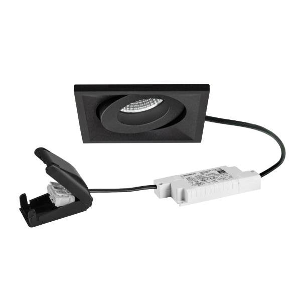 Brumberg Leuchten - Downlight/Strahler/Flutlicht LED-Einbaustrahler 230V 39497183 3000K, sw
