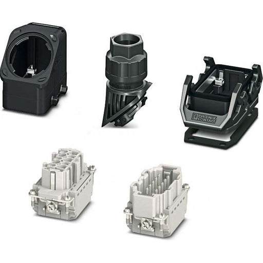 Phoenix Contact - Rechtecksteckverbinder, Set (Industriesteckverbinder) Steckverbinder-Set HCEVOB10PTB #1407711