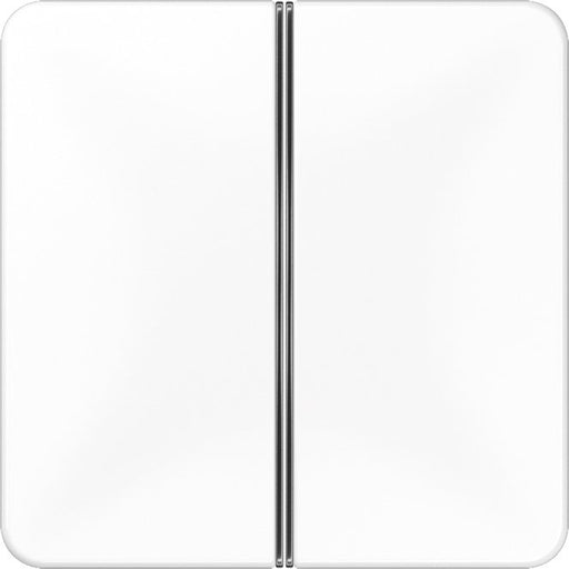 Jung - Abdeckung/Bedienelement für Installationsschalterprogramme Tastensatz 2-fach aws CD 402 TSA WW komplett