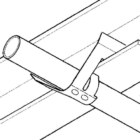 Niedax - Befestigungsschelle für Kabel/Rohre Stangenbefestigung FM-313T − 100 Stück