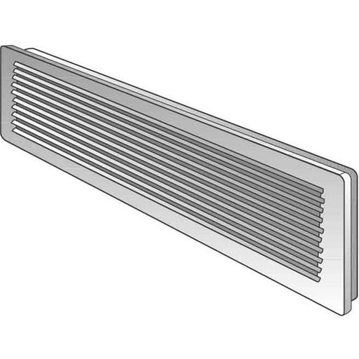 Helios Ventilatoren - Lamellengitter Türlüftungsgitter TGW − 4 Stück