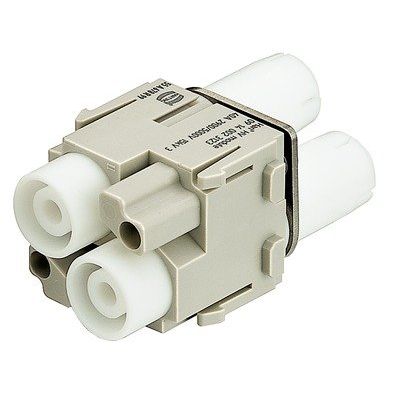 Harting - Kontakteinsatz für Rechtecksteckverbinder Doppelmodul Han HV 09140023123 Crimpanschluss