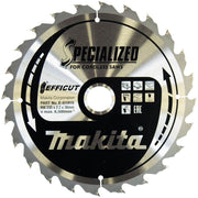 Makita - Säbelsägeblatt EFFICUT Sägeblatt E-01915 235x30mm, 24 Zähne