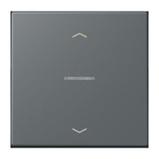 Jung - Abdeckung/Bedienelement für Installationsschalterprogramme Wippe mit Lichtleiter LC 101 KO5P 202 gris fonce 31