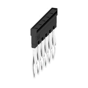 Weidmüller - Querverbinder/Brücker für Reihenklemme Querverbinder ZQV 2.5N/6 BK gesteckt − 20 Stück