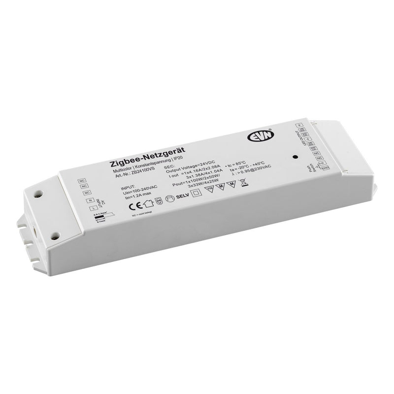 EVN Lichttechnik - Steuergerät für Leuchten ZigBeeMulticolor-Empfänger ZB24100VS inkl. Netzgerät
