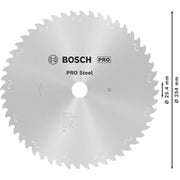 Bosch - Kreissägeblatt PRO Steel Kreissägeblatt 2608844867 für Kreissägen