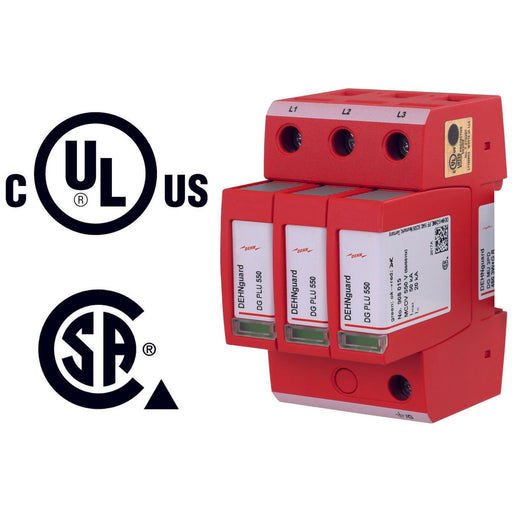 DEHN - Überspannungsableiter für Energietechnik/Stromversorgung Überspannungsableiter DG MU 3PD 480 3W+G R Typ 2
