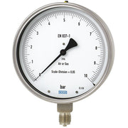 Wika Wiegand - Rohrfedermanometer Feinmessmano 332.30.160 VA 7619341 -1.+15baCl06G1/2Bunt