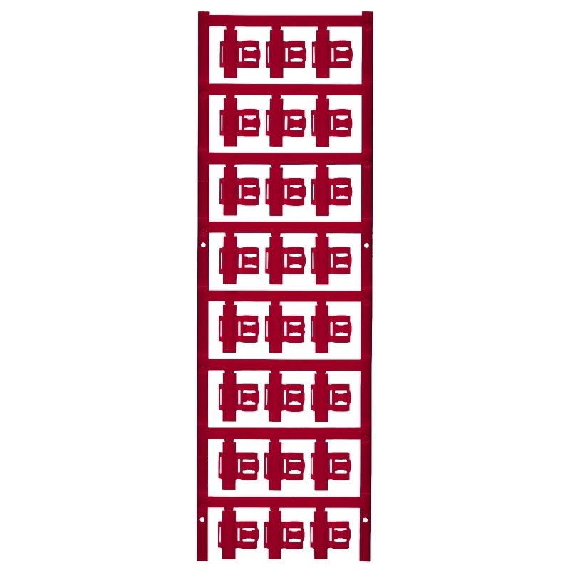 Weidmüller - Kabelmarkierungssystem Leitermarkierer SFC 2.5/21 MC NE RT 21x9,3mm,rot − 120 Stück