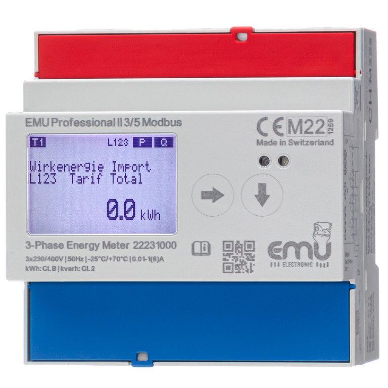 EMU Metering - Elektrizitätszähler Wandlerzähler 3ph. P21A000MO