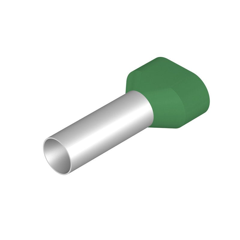 Weidmüller - Aderendhülse Zwilling H16,0/38 ZH GN − 50 Stück