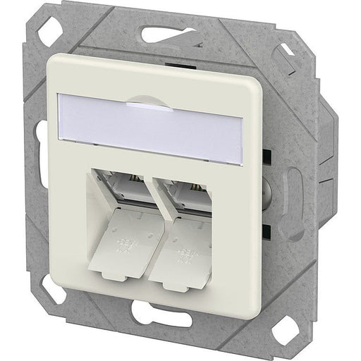 Metz Connect - Kommunikationsanschlussdose Kupfer RJ45 Anschlussdose IDC 130D381102-I reinweiß