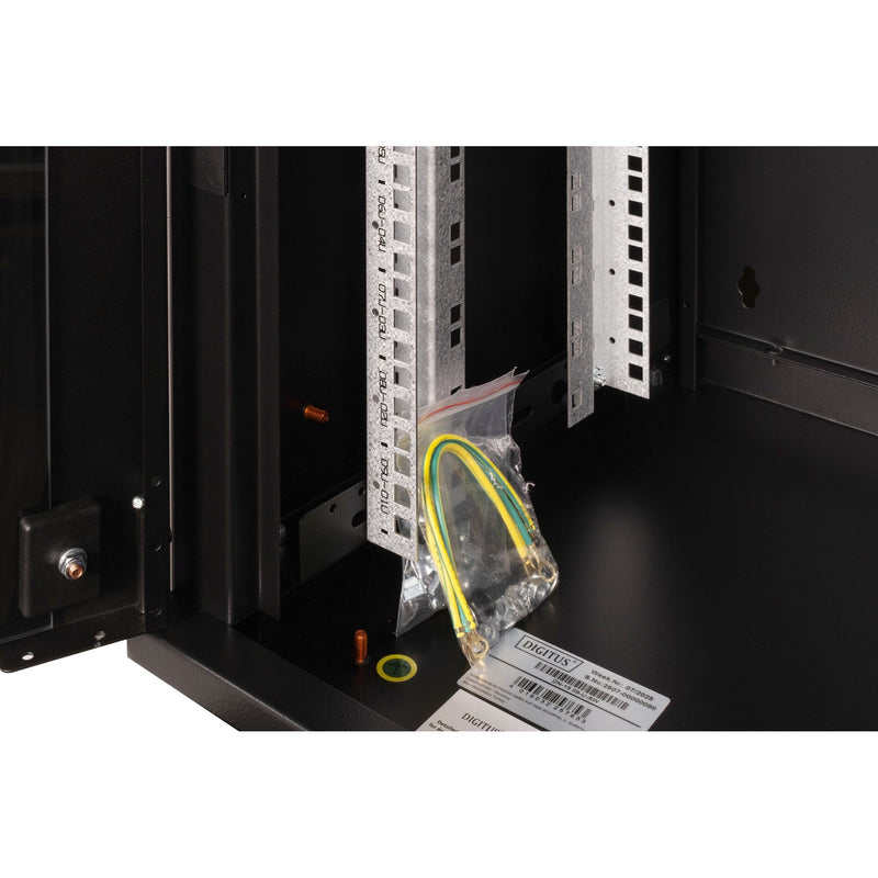 DIGITUS - Netzwerk-/Serverschrank Wandgehäuse Unique Serie DN-19 09-U-SW 600x450mm (BxT)