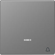Merten - Abdeckung/Bedienelement für Installationsschalterprogramme Wippe eds MEG3325-6036 Aufdruck Klingel